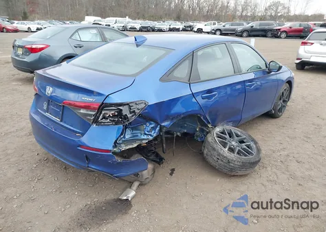 2024 Honda Civic Sport z USA, uszkodzony, nr VIN 2HGFE2F54RH517242